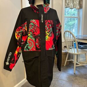 GORE-TEX Women's Black and Red Ski Jacket